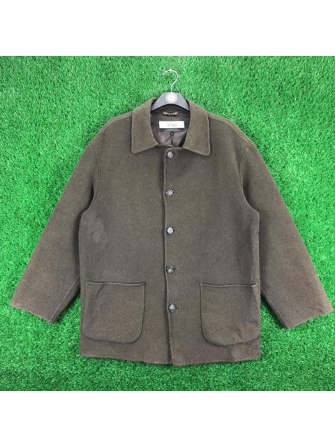 Other Designers Vintage - Vintage 90's Kchaps Wool Jacket Fabric Of Italy Olive Green