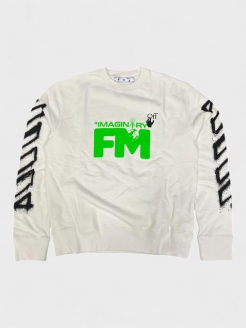 Off-White Spray Arrows Crewneck White