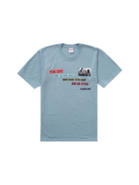 Supreme Supreme Joie De Vivre Tee Dusty Blue
