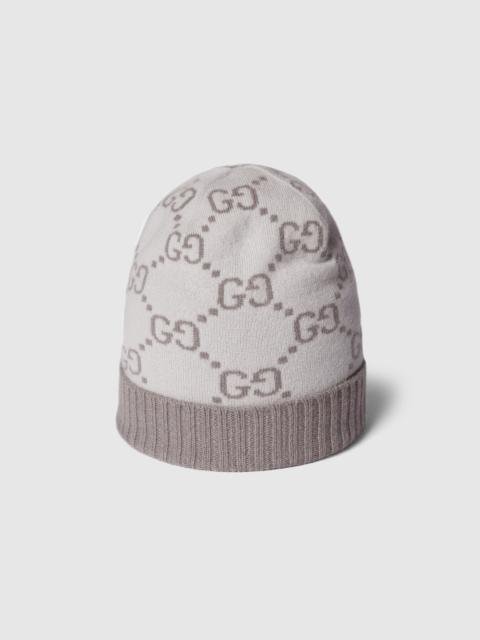 GUCCI GG cashmere jacquard hat