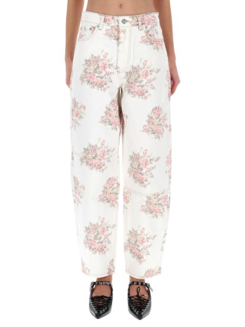 GANNI Ganni Women Flower Jeans