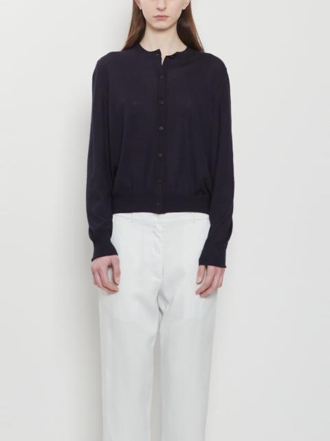 The Row Battersea Cashmere Cardigan — Dark Navy