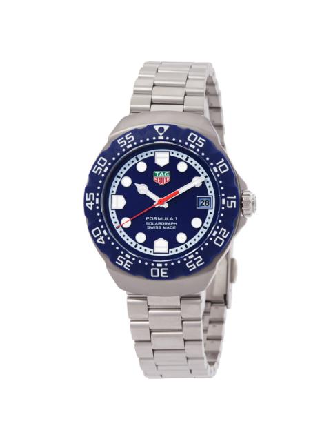 TAG Heuer Tag Heuer Formula 1 Solargraph Blue Dial Men's Watch WBY1112.BA0042