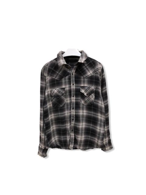 Other Designers Vintage - Vintage Oval Dice Plaid Tartan Flannel Shirt 👕