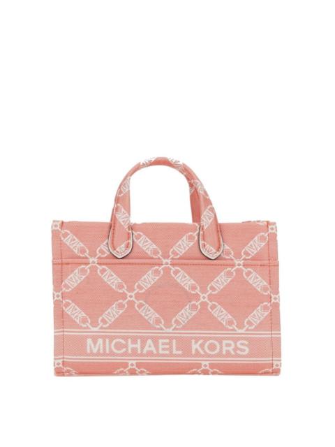 MICHAEL KORS Michael Kors Small Gigi Logo Jacquard Messenger Bag