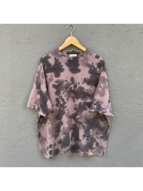 BEAMS PLUS Beams Lights Japanese Brand Oversized Pocket Tie Dye Tee