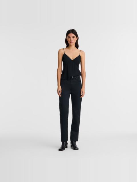Longchamp Trousers Black - Techno satin