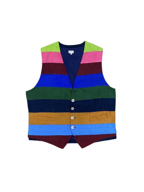 Authentic🔥Paul Smith London Rainbow Silk Vest Jacket