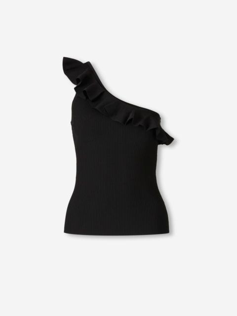 Zimmermann ASYMMETRIC RUFFLE TOP