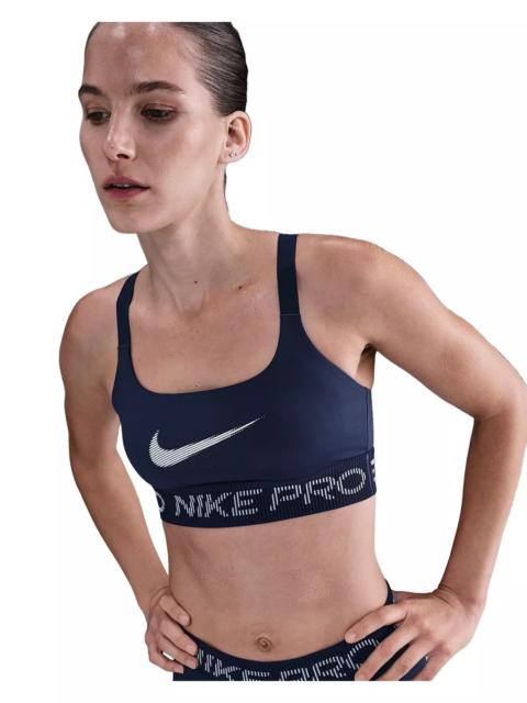 Nike Women's Pro Light-Support Non-Padded Sports Bra - Blue