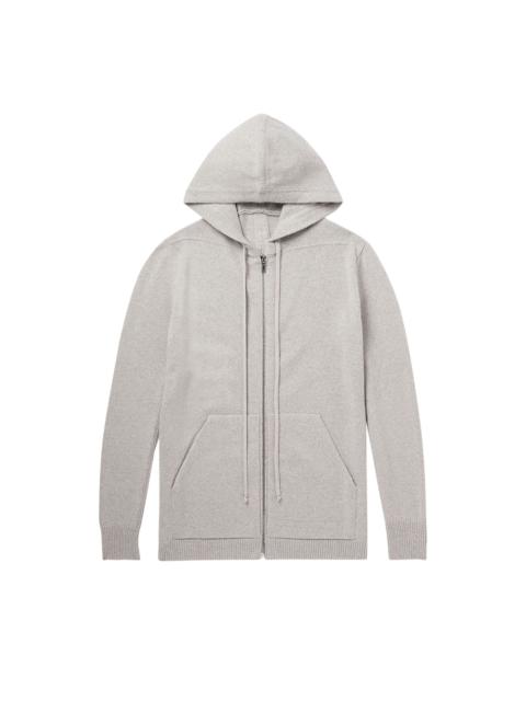 Rick Owens Rick Owens Recycled Cashmere Zipped Hoodie 'Pearl'