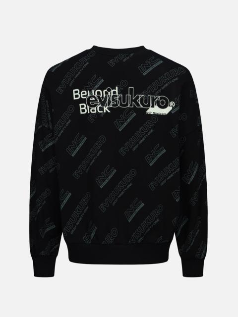 EVISU Monoram Logo Print Sweatshirt