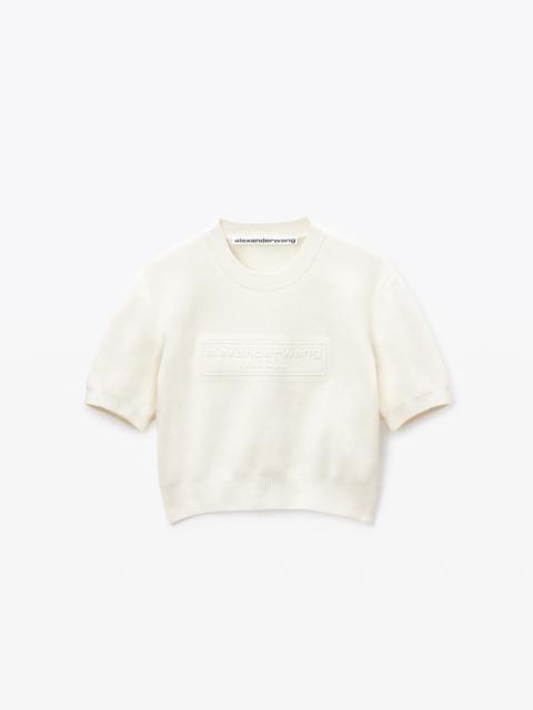 Alexander Wang SWEATER TEE IN RIBBED CHENILLE