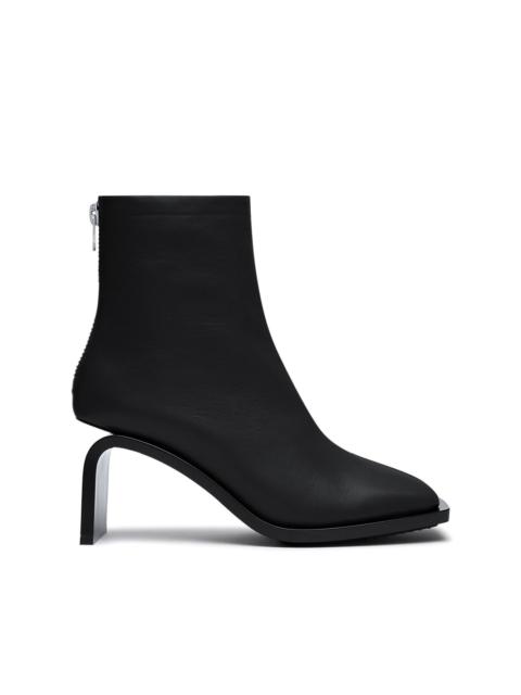 courrèges Stream leather ankle boots