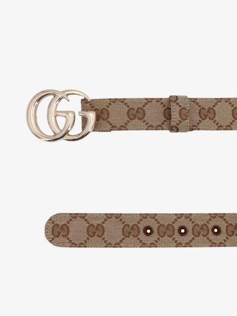 GUCCI Gucci Women Gg Marmont Coated Canvas Belt