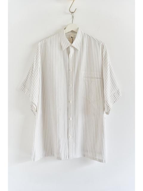 Yohji Yamamoto Yohji Yamamoto 24SS Bat Sleeve Striped Cotton Shirt