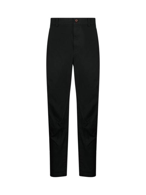 BLACK COMME des GARÇONS MID-RISE CROPPED TROUSERS