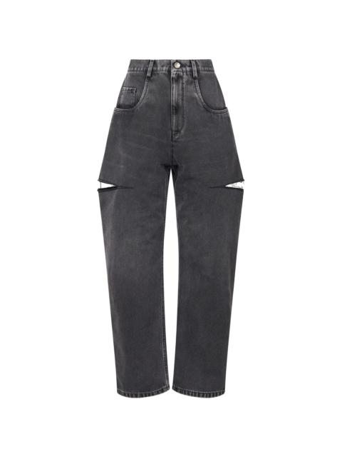 Maison Margiela Maison Margiela Black Denim - Tapered Jeans Women