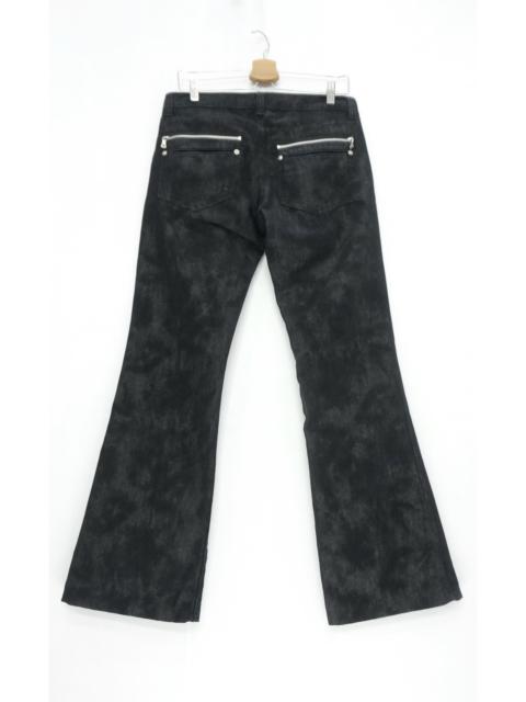 Other Designers Distressed Denim - 🔥 Semantic Design Acid Black Denim Flare Jeans Pants