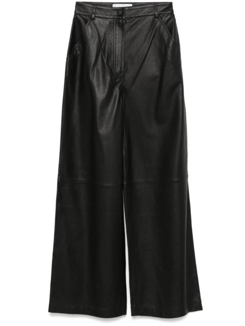 Yves Salomon Yves Salomon Leather Straight-leg Trousers