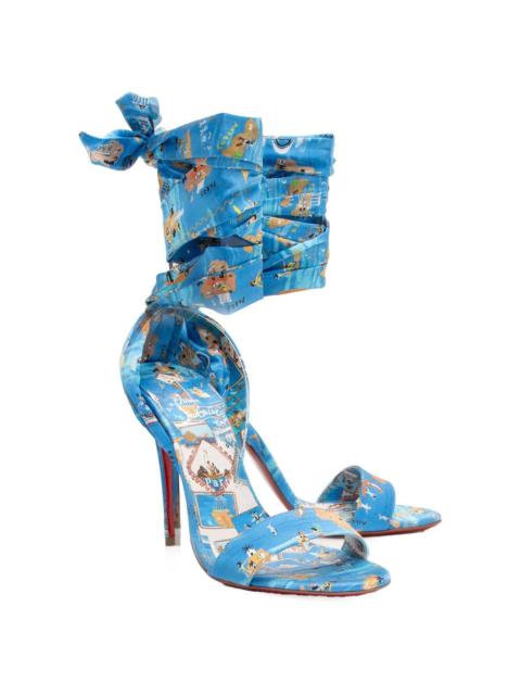 Christian Louboutin Christian Louboutin Women's Satin Crepe Satin Du Desert 100 Pump (Authentic Pre-Loved)