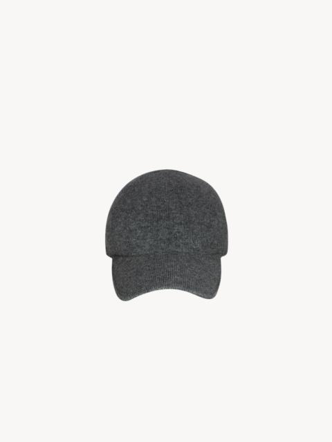 SAINT LAURENT SAINT LAURENT KNIT BASEBALL CAP IN CASHMERE