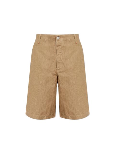 JACQUEMUS Jacquemus Brown Shorts - Denim Shorts Men