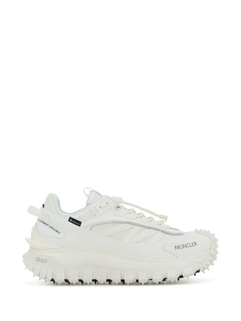 Moncler White fabric Trailgrip GTX sneakers