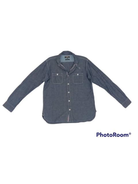 Other Designers Vintage - ICONIC BEAMS SELVEDGE CHAMBRAY JAPANESE FABRIC LEVI'S