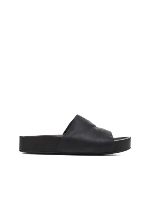 leather slides