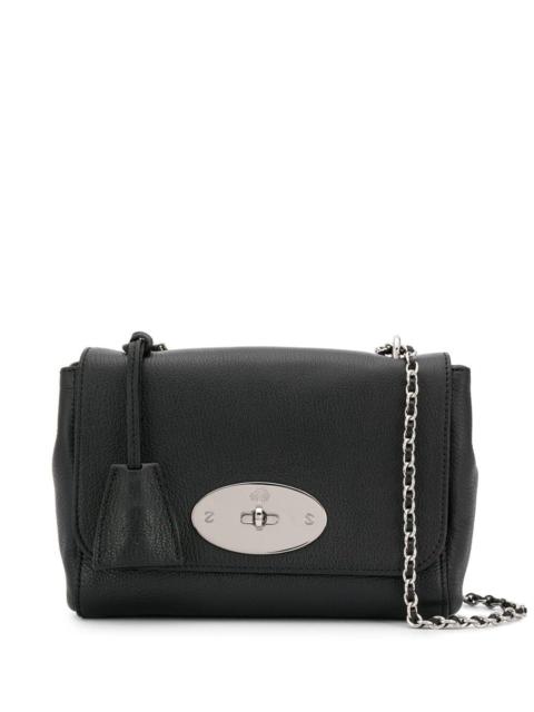 Mulberry Mulberry Women 'Lily' Black Crossbody Bag With Turn-Lock Closure And Chain-Link Sliding Shoulder Str