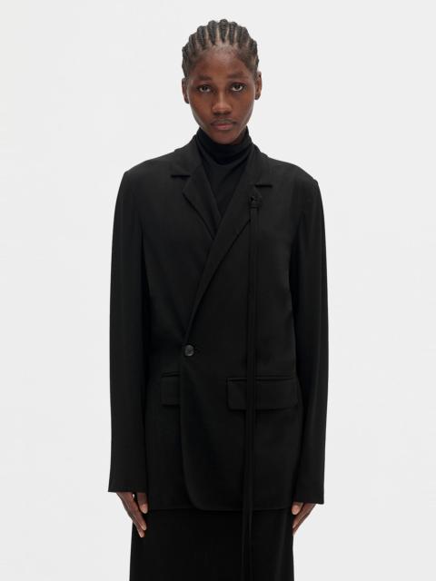 Ann Demeulemeester Olena Wrap Deconstructed Blazer