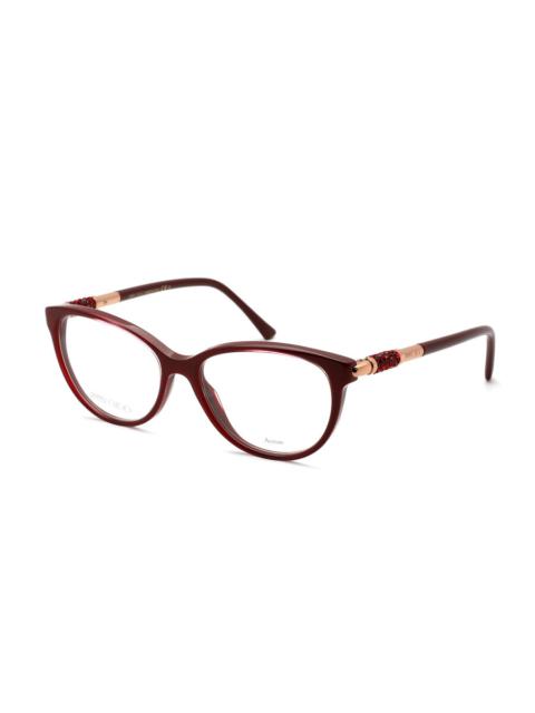 JIMMY CHOO Jimmy Choo Demo Cat Eye Ladies Eyeglasses JC293 0IY1 52
