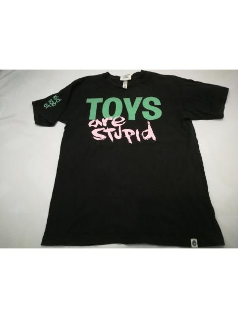 Other Designers Kid Robot - Mens Kid Robot Toys Are Stupid Tee T-Shirt Black