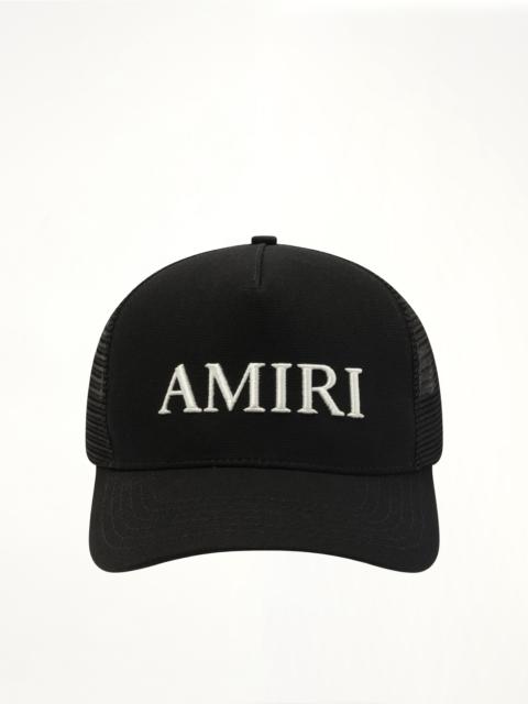 AMIRI Amiri Core Logo Trucker Hat in Black