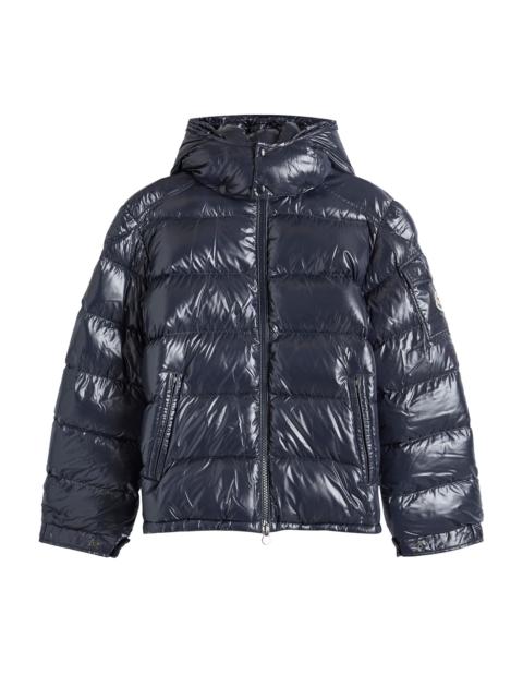 Moncler Moncler Maya Hooded Puffer Shiny Jacket 'Navy'