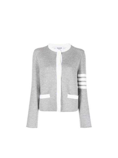 Thom Browne Thom Browne 4- Bar Wool Cardigan Women