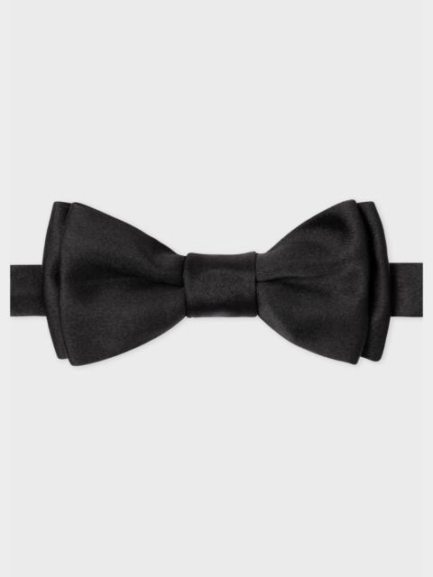 Paul Smith Black Pre-Tied Silk Bow Tie