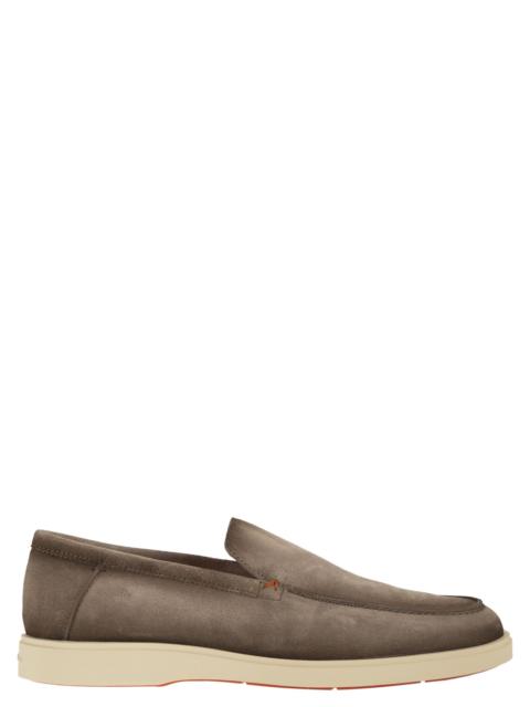 Santoni Santoni Men Suede Moccasin