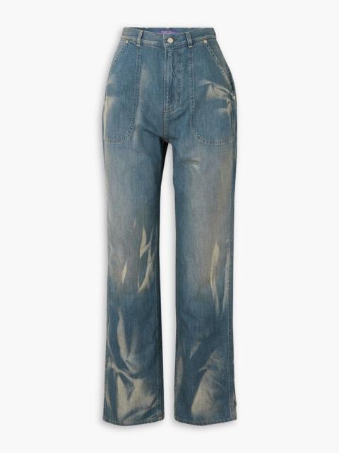 Other Designers Driss distressed straight-leg jeans