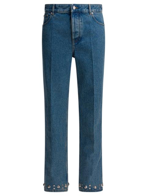 Valentino Valentino Men Jeans With Cabochons