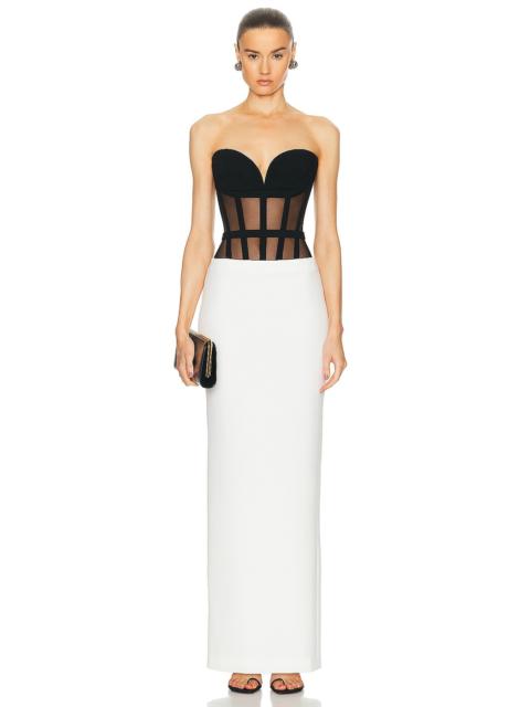 MÔNOT Bustier Maxi Dress