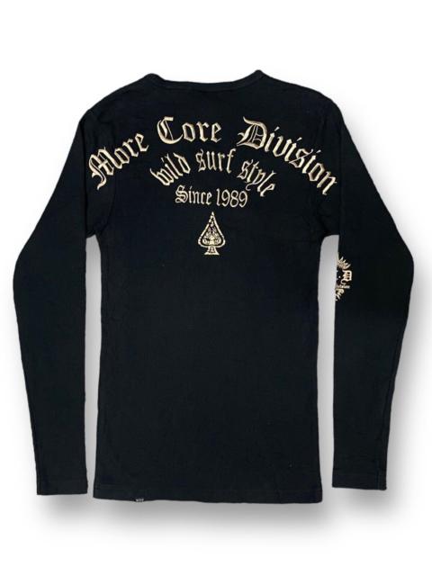 Other Designers Archival Clothing - Morecore Division Shirt Wild Surf Style Black Brotherhood