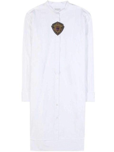 Dries Van Noten White Cotton Shirt Dress
