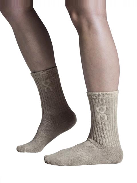 On On Adult Terry Crew Socks