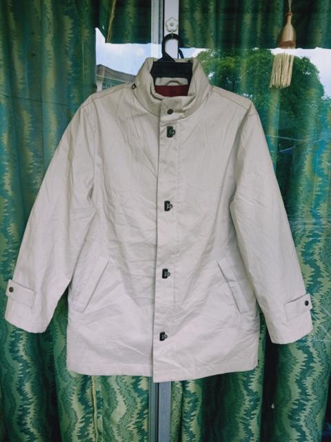 Salvatore Ferragamo Gancini Button Trench Coat