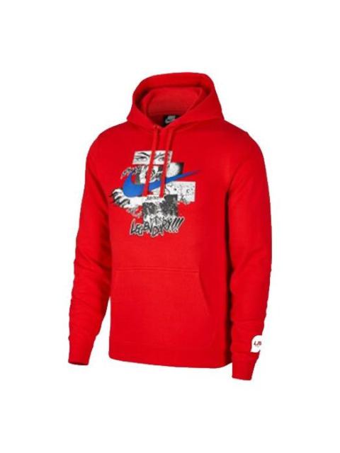 Nike x LPL Crossover hooded Long Sleeves Red CW4329-657