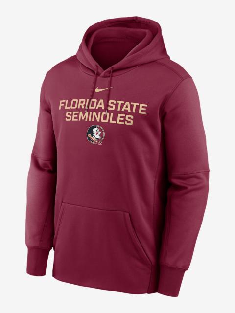Nike Florida State Team Stacked Men’s Nike Therma College Pullover Hoodie