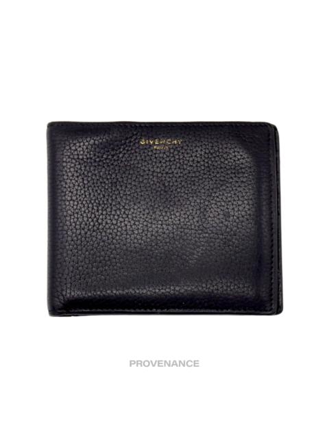 Givenchy Givenchy 8CC Logo Bifold Wallet - Black Grained Leather