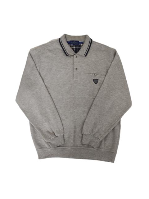 Other Designers Designer - Vintage Louis Valentino Sweatshirt Small Logo Embroidered